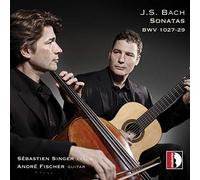 Bach : Sonates pour viole de gambe et clavecin (transcription pour violoncelle et guitare). Singer, Fischer.