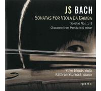 Bach : Sonates pour viole de gambe. Inoue, Sturrock.