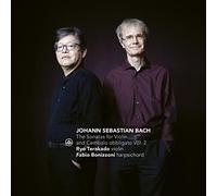 Bach : Sonates pour violon et clavecin obligé, vol. 2. Terakado, Bonizzoni.