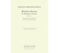 Bach: St. Matthew Passion BWV 244 (Choral Score) (EP20052)