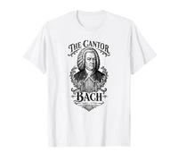 Bach The Cantor Retrato Barroco Pipe Órgano Música clásica Camiseta