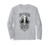 Bach The Cantor Retrato Barroco Pipe Órgano Música clásica Manga Larga