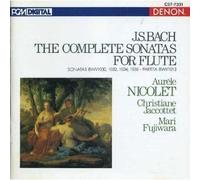 Bach: The Complete Sonatas For Flute by Aurele Nicolet, Christiane Jaccottet, Mari Fujiwara (1992-04-20)