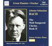 Bach - The Well-Tempered Clavier, Book II by Edwin Fischer (2000-10-23)