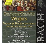 Bach: Works for Violin & Basso Continuo