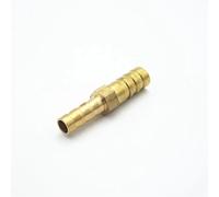 Bachangz-Manguera de latón 4mm 5mm 6mm 8mm 10mm 12mm 14mm 16mm 18mm 20mm Straight Hose Barb Brass Pipe Fitting Reducer Coupler Connector, Tubería de riego de jardín(12 6mm)