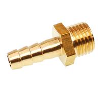 Bachangz-Manguera de latón M14 M16 M20 Male Thread * 8/10/12/13/16mm OD Hose Barb Brass Pipe Fitting Coupler Connector Splicer, Tubería de riego de jardín(M14x1.5 to 12mm)