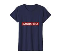 Bachata Bachatera Bachata Curso Camiseta, Mujer, Azul Marino, M