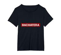 Bachata Bachatera Bachata Curso Camiseta, Mujer Tallas Grandes, Negro, 3XL Grande