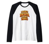 Bachata Baile Salsa Cumbia Merengue Baile Latino Camiseta Manga Raglan