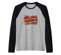 Bachata Sensual Danza Latina Diseño Vida Nocturna Camiseta Manga Raglan