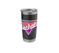 Bachata Vintage Retro Tropical | SBK Salsa Bachata Kizomba Vaso térmico de acero inoxidable de doble pared