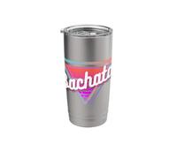 Bachata Vintage Retro Tropical | SBK Salsa Bachata Kizomba Vaso térmico de acero inoxidable de doble pared