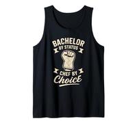 Bachelor Who Cooks Well Home Chef Solo Cocinar Habilidades de Cocina Camiseta sin Mangas