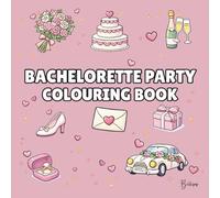 Bachelorette Party Colouring Book - Cover colour: Dusty Rose: Bold and Easy Wedding Designs for Bridal Showers, Girls’ Nights & Pre-Wedding Fun | 40 ... Icons (Wedding Colouring Books - Bold & Easy)