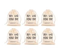 Bachelorette Party Sorpresa, 6pcs Bachelor Party Sorpresa Bolsas con Cordelfeiern Prefiere Bachelor Brautduschbeutel für Hochzeitsbedarf (aber bist du bist du