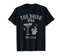 Bachelorette Party The Bride Club, EST 2026 Bride Camiseta