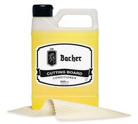 Bacher Cera de Abeja Natural Alimentaria y Aceite Tabla de Cortar - 500 ml