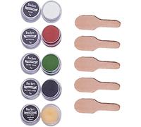 Bacher Compuestos de Pulido Set - Pasta para Asentador de Cuero Strop - 4x7g + Bálsamo suavizante de cuero