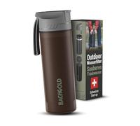 Bachgold® Botella filtro purificador para exterior [650ml] capacidad de filtrado 1500 L I Elimina el 99,99% de las bacterias y filtra virus, partículas y metales pesados I Para situaciones críticas