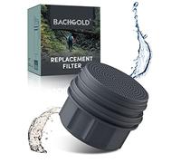 Bachgold Filtro cambiante con capacidad de filtro de 1500L I Elimina el 99,99 % de las bacterias y filtra microplásticos,partículas y cloro I A prueba de interrupción y crisis, para botella de 500ml