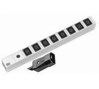 Bachmann 19'' 2m 8 iec320 c13 h05vv-f 3g 1.50mm² base múltiple 8 sal