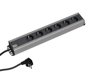 Bachmann 300.000 base múltiple 2 m 6 salidas ac interior negro, gris