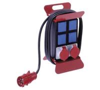 Bachmann 349.008 unidad de distribución de energía (PDU) Azul, Rojo 6 salidas AC - Unidad de distribución de energía (PDUs) (Básico, De plástico, Azul, Rojo, IP44, 6 salidas AC, 1 x CEE)