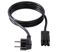 Bachmann 375045 - Cable de alimentación CEE7/7 GST18 (3 m, sin halógenos), Color Negro