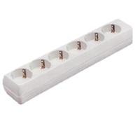 Bachmann 381.246k base múltiple 6 salidas ac blanco