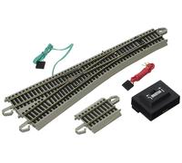 Bachmann 44565 Snap-Fit E-Z Track #5 Turnout-Left (1/Tarjeta) (Importación USA)