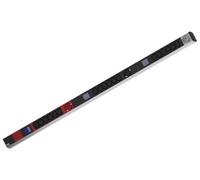 Bachmann 800.2399 bn0500 19 Pulgadas PDU 1HE 18 x C13 3 x Protección de Contacto, medición de Potencia, anschl. CEE 3 x 16 A Rojo/Negro/Plata