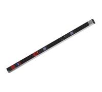 Bachmann 800.2399 bn0500 19 Pulgadas PDU 1HE 18 x C13 3 x Protección de Contacto, medición de Potencia, anschl. CEE 3 x 16 A Rojo/Negro/Plata