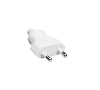 Bachmann 900.011 Enchufe Schuko, 250 V, Blanco, (Pack de 3)