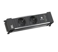 BACH 916.1193 - UNIDADES DE TOMA DE CORRIENTE POWER FRAME, DOBLE, USB A/A 15W.