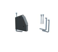 Bachmann 918.001 - Soportes en ángulo recto para escritorio
