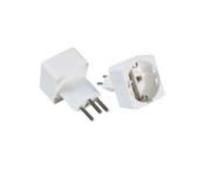 Bachmann 921.011 adaptador de enchufe eléctrico tipo j (ch) blanco