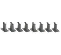 Bachmann BAC44472 Ho - Juego de 8 muelles altos
