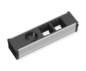 Bachmann - Base coni 1 toma schuko gst18 2xmod.custom