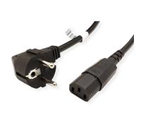 Bachmann - Cable prolongador schuko/c13 3g1,5mm 0,5m Negro