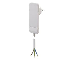 Bachmann - Clavija plana 3g1,5mm 1,5m extremo libre blanco