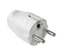 Bachmann - Clavija schuko 10-16a 3g0,75/1/1,5mm2 blanco