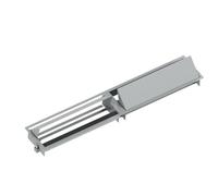Bachmann coni duo - Caja empotrar mesa 6+6 módulos gris plata