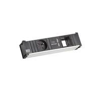 Bachmann coni - Regleta 1xute Negro +2xusb Cargador+1xespacio
