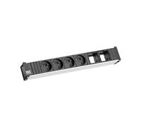 Bachmann coni - Regleta 4xute negro +2xespacios