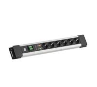 Bachmann connectus - regleta de 6 enchufes (resistente, con interrupto