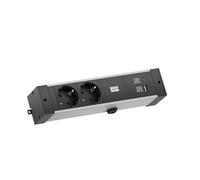 BACHMANN Desk Rail GST18 - Rail (2 Unidades, USB A&C, Cargador USB, 22 W, 2,0 m)