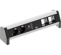 Bachmann Desk - Regleta Superficie Mesa 2schukos+2usb+2espacios