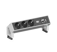 Bachmann desk2 - Regleta 3xschuko+1xrj45 categoria 6