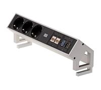 Bachmann desk2 - Regleta 3xschuko+2xrj45 categoria 6